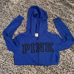 Dark blue Pink Zip Up